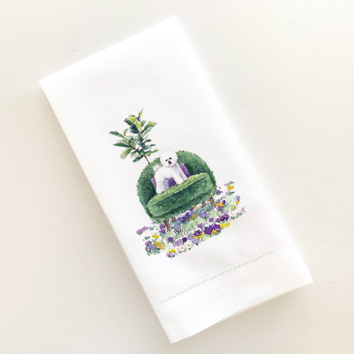 Bichon Frise Guest Towel