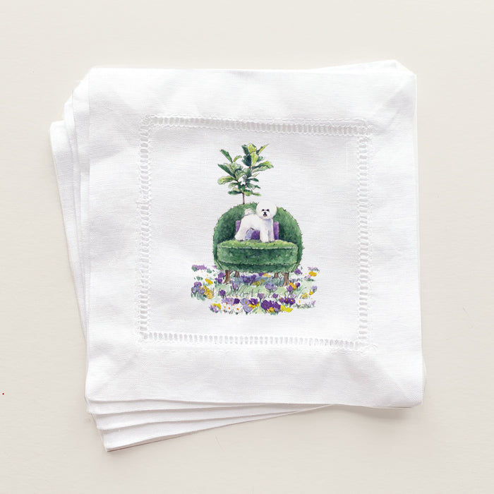 Bichon Frise Cocktail Napkins