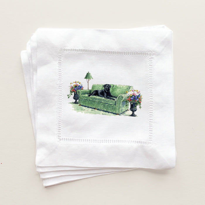 Black Lab Cocktail Napkins
