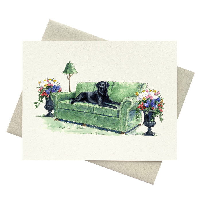 Black Lab Notecard