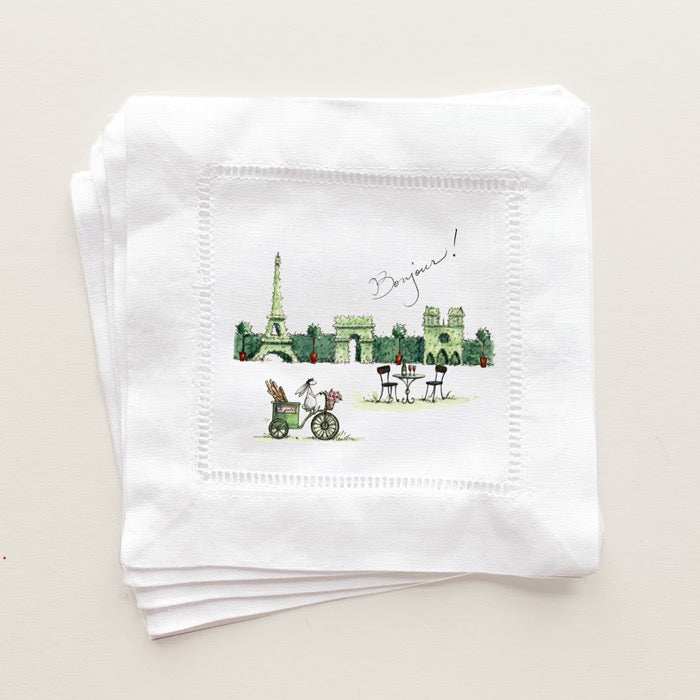 Paris Hedge Cocktail Napkins