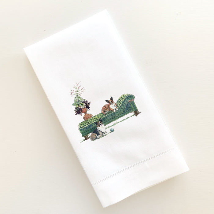 Corgi Guest Towel