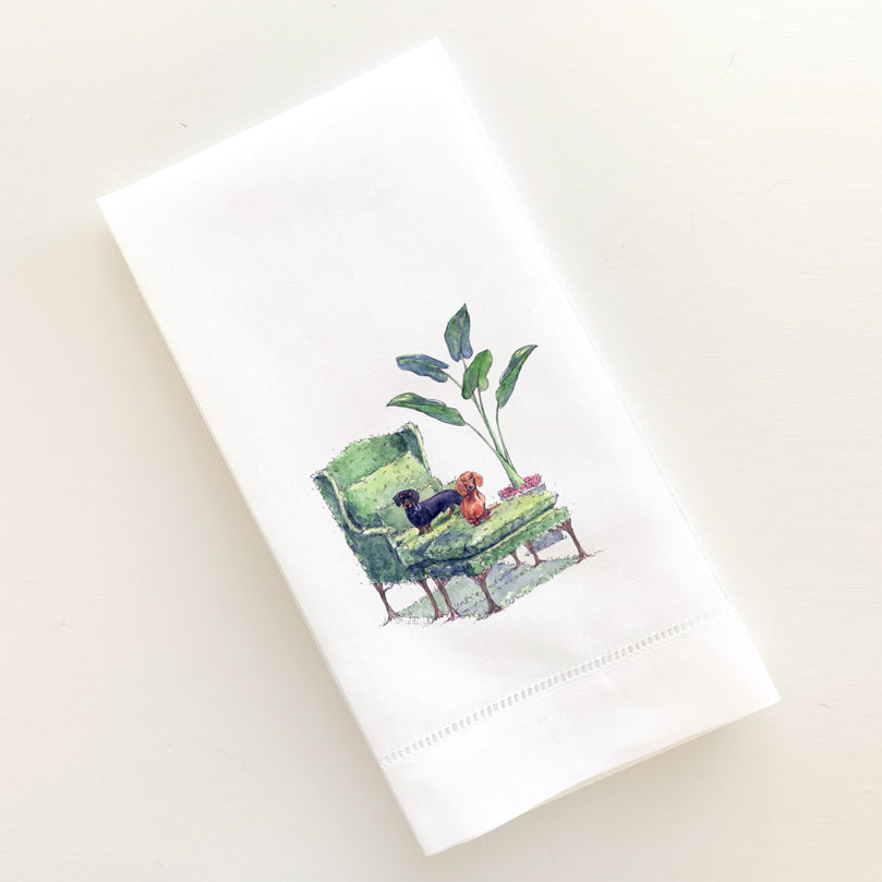 Dachshund Guest Towel