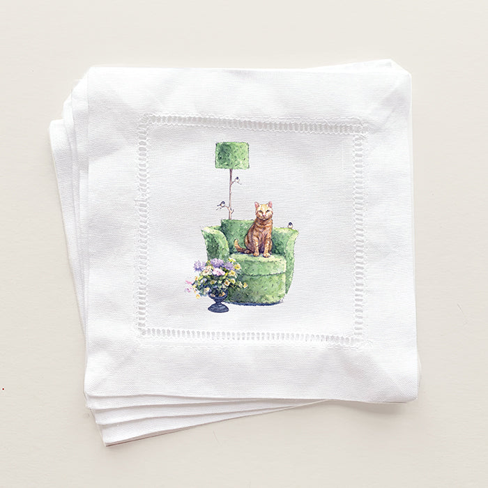 Ginger Cat Cocktail Napkins