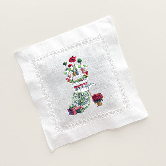 Holiday Flower Cart Lavender Sachet