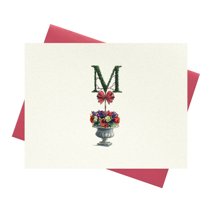 Holiday Monogram Notecard Set