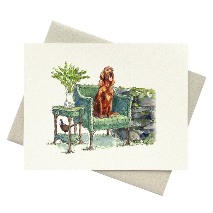 Irish Setter Notecard