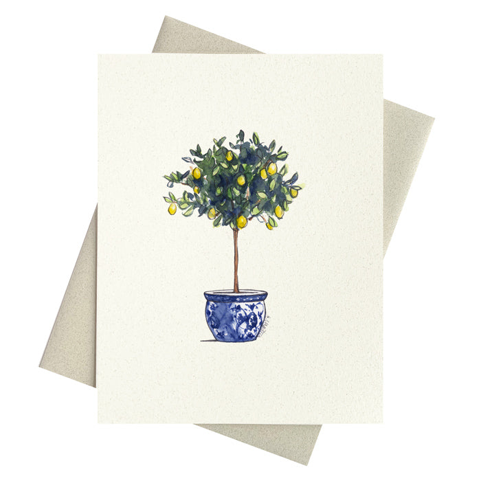 Lemon Topiary Notecard