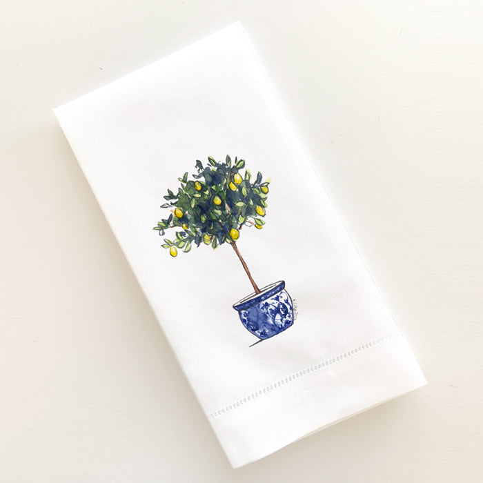 Lemon Topiary Guest Towel