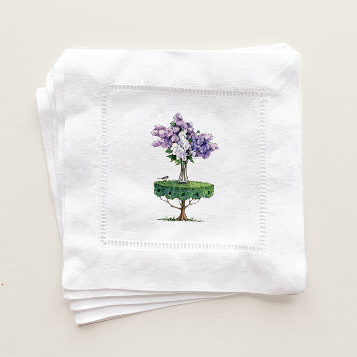 Lilac Cocktail Napkins