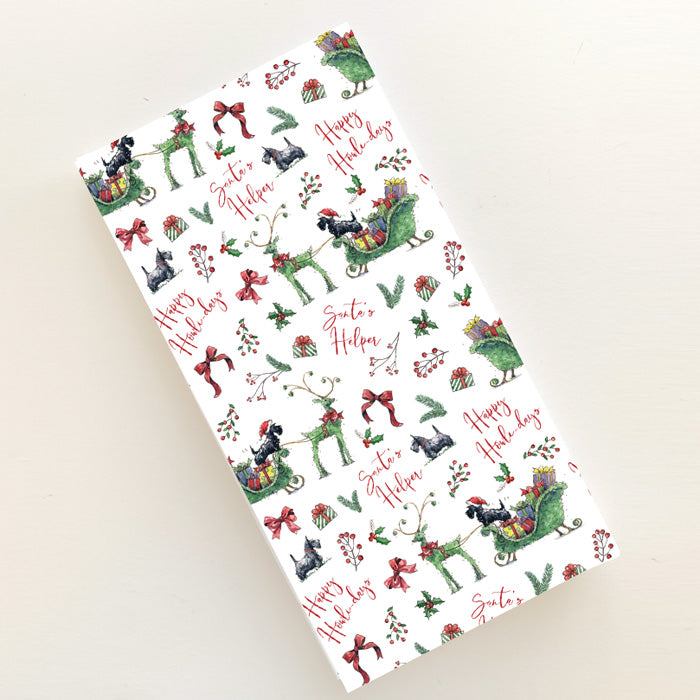 Santa's Helper Patterned Tea Towels