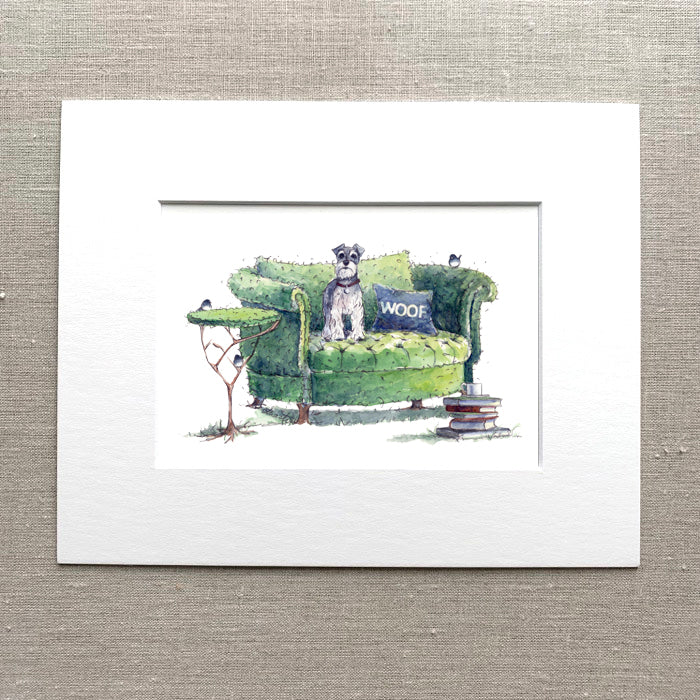 Schnauzer Art Print