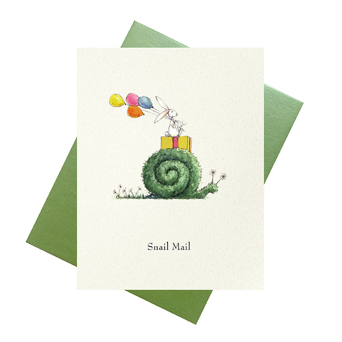 Snail Mail Belated Greeting Card