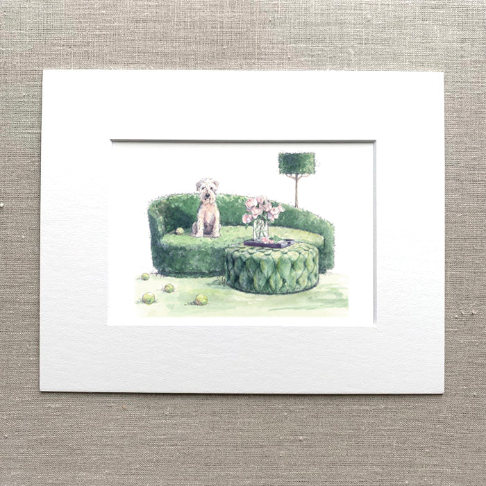 Wheaten Terrier Print