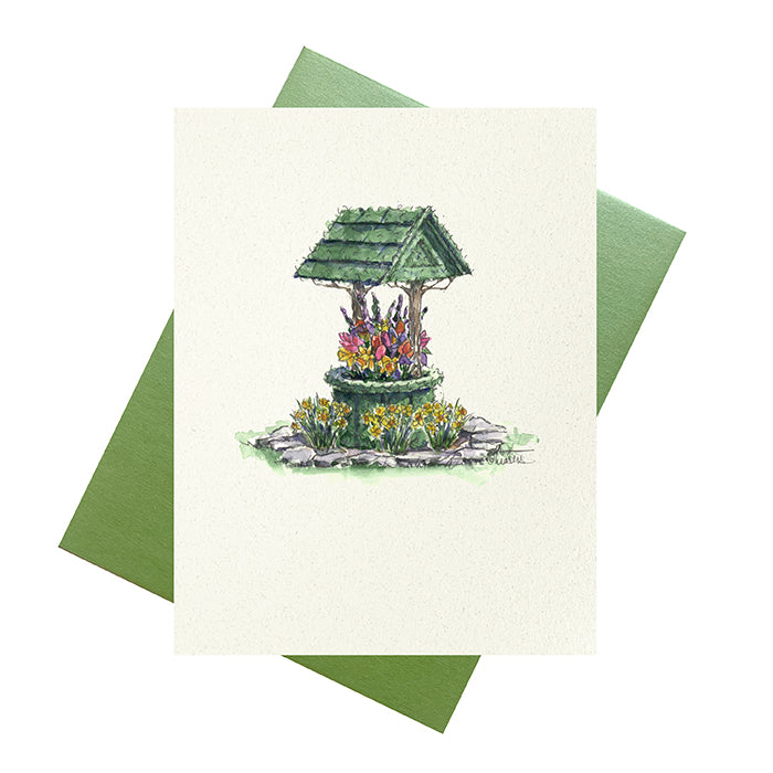 Wishing Well Greeting Card