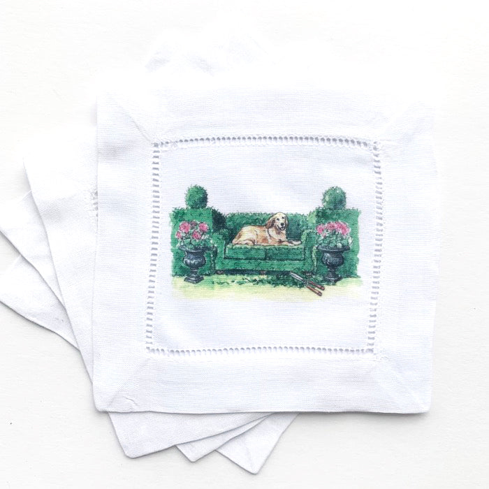 Golden Retriver Cocktail Napkins