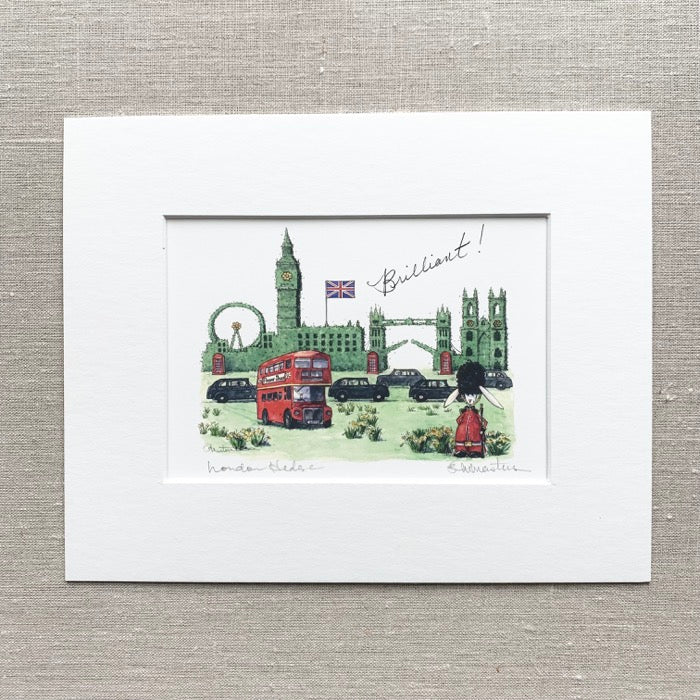 London Hedge Art Print