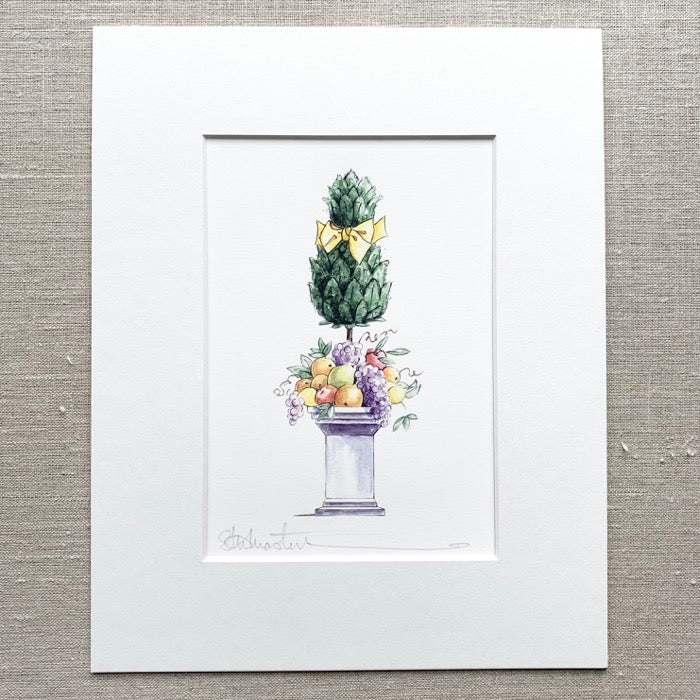 Pineapple Topiary Art Print