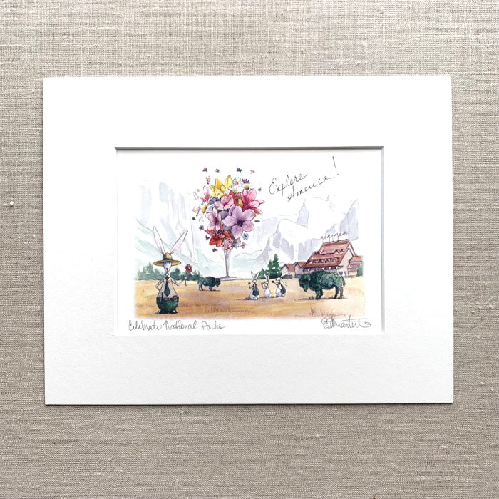 Explore America Art Print