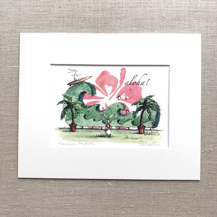 Hawaiian Hedge Art Print