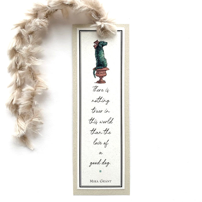 Topiary Dog Bookmark