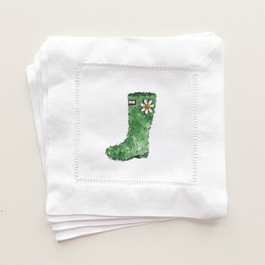 Wellie Topiary Cocktail Napkins
