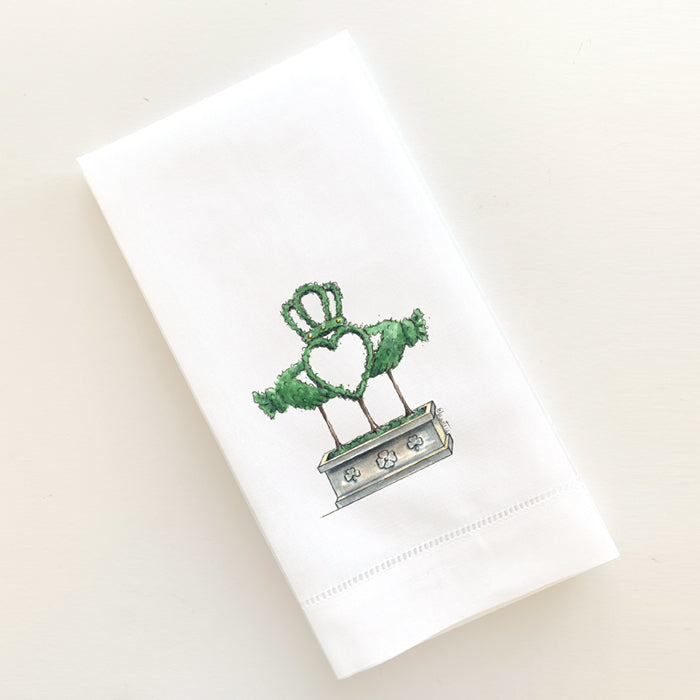 Claddagh Topiary Guest Towel