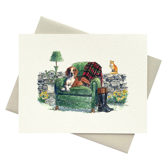 American Foxhound Notecard