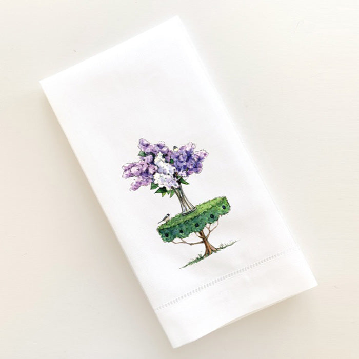 Lilac Bouquet Guest Towel