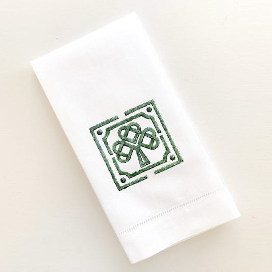 Shamrock Knot Guest Towel