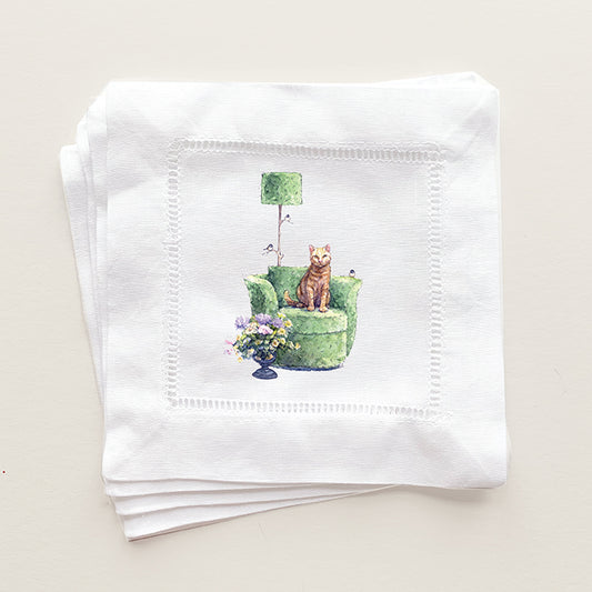 Ginger Cat Cocktail Napkins