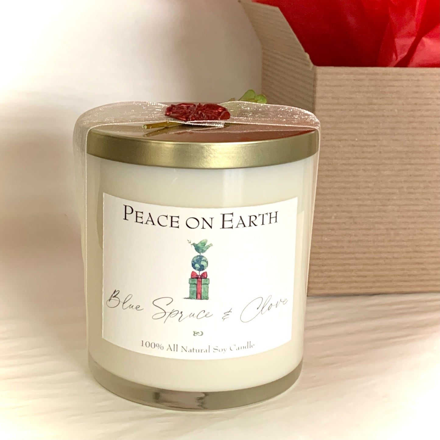 Peace on Earth Candle