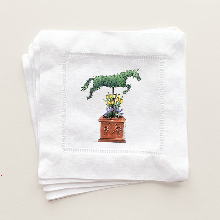 Jumping Horse Coaster Napkins