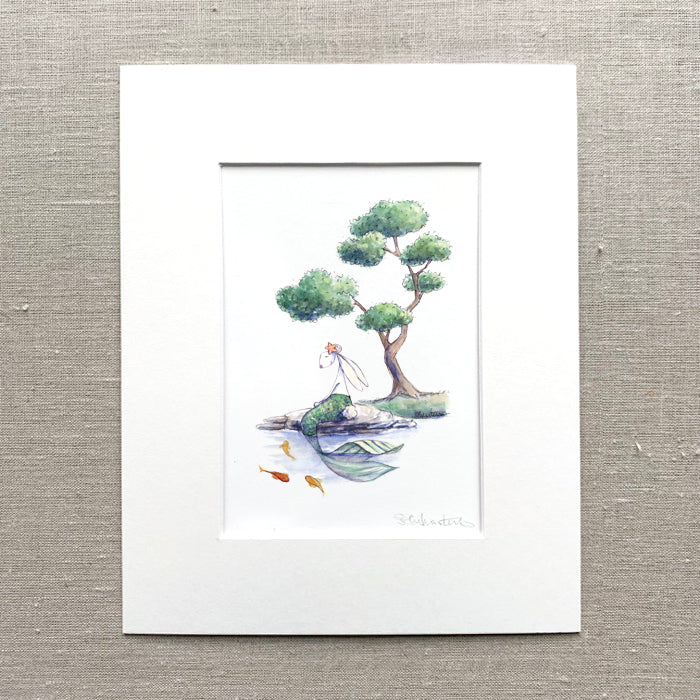 Merbunny Art Print