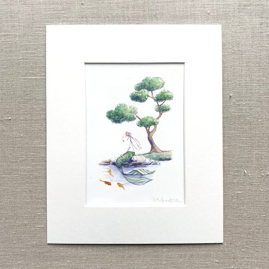 Merbunny Art Print