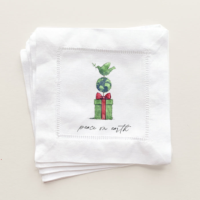 Peace on Earth Cocktail Napkins