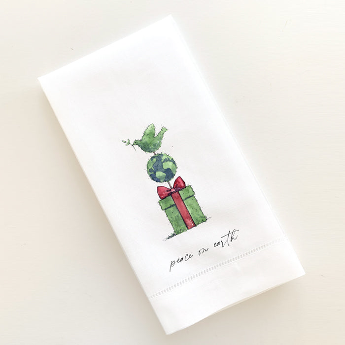 Peace on Earth Guest Towel