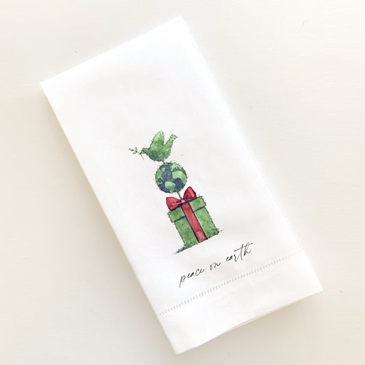 Peace on Earth Guest Towel