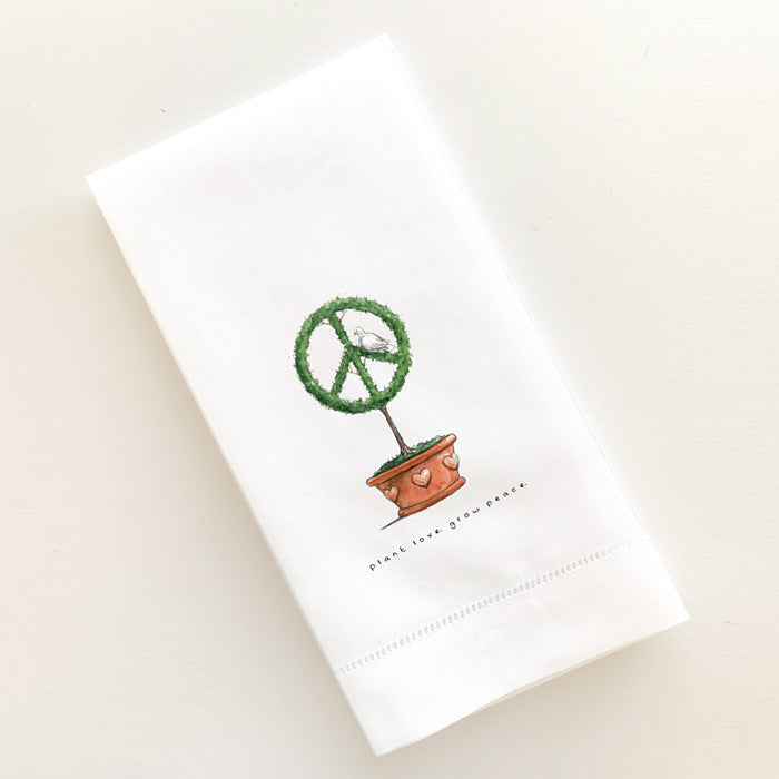 Peace Symbol Guest Towel