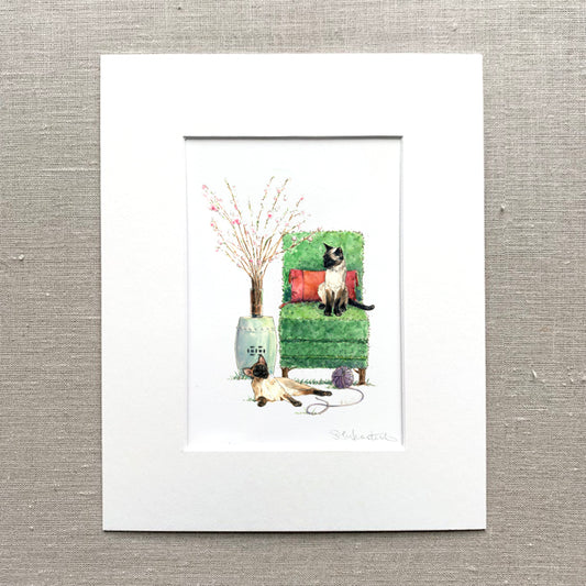 Siamese-Art-Print