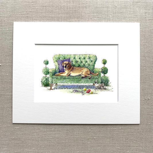 Yellow Lab Art