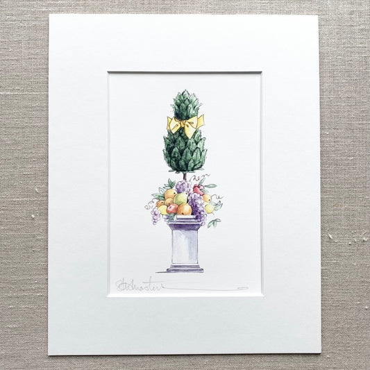 Pineapple Topiary Art Print