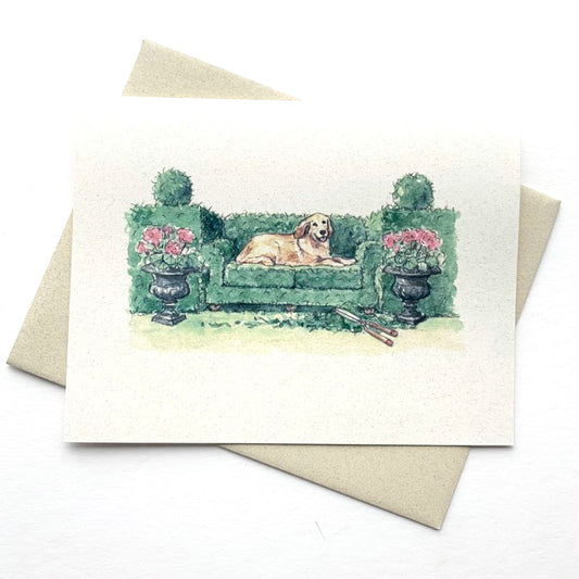 Golden Retriever Notecard
