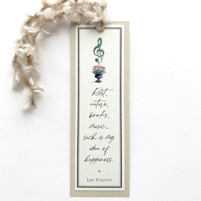 Notw Bookmark Treble Note Bookmark – Michelle Masters Topiary Art